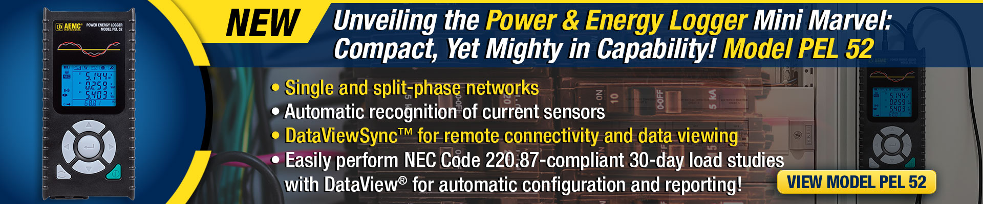 Announcing our latest Compact but Powerful Power and Energy Logger - PEL 52!