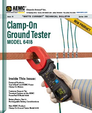 AEMC Tech Bulletin Issue 18 - Clamp-On Ground Tester