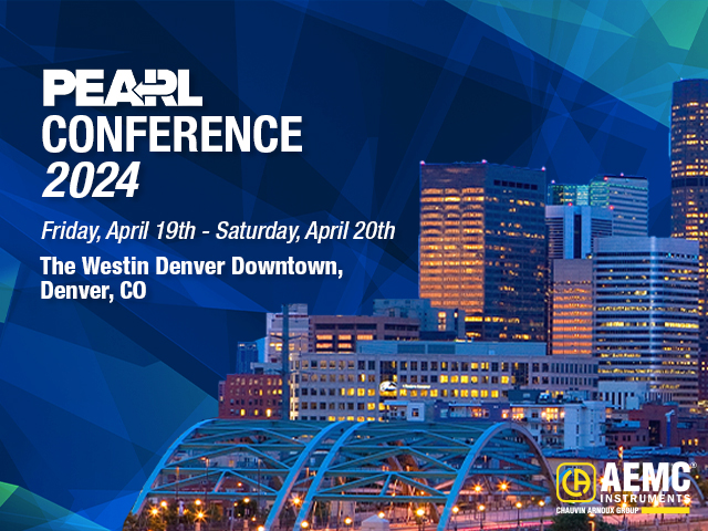 Join AEMC Instruments at the 2PEARL Conference 2024 at The Westin Denver Downtown in Denver, CO